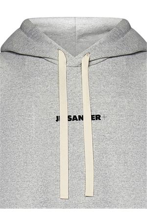 Felpa in cotone grigio chiaro JIL SANDER | J47GU0002J20010052